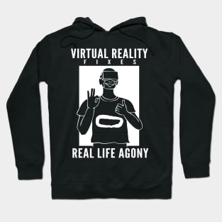 Virtual reality VR gamer enthusiast Hoodie